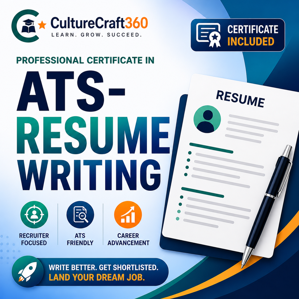 Professional Certificate in ATS-Optimized Resume Writing